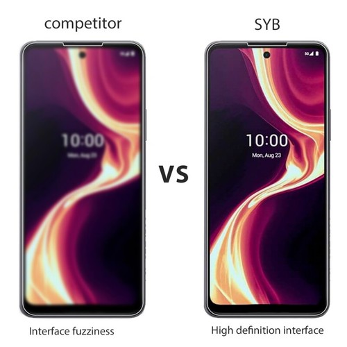 Hartglas Displayschutzfolie (2.5D) für Boost Celero 5G (2024) - Klar - Bild 5 von 7