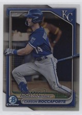 2024 Bowman Chrome Prospects Refractor 398/499 Carson Roccaforte #BCP-33 19l7