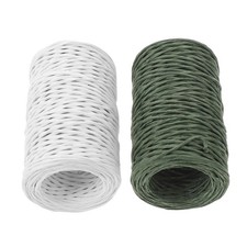 2 Rolls Handmade Floral Materials Wire Flower Stems for Crafts Arranging Iron
