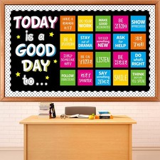 Inspirational Bulletin Board Set Motivational Back to School Classroom Decora...