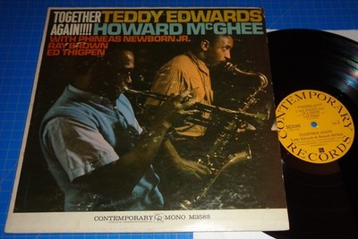 TEDDY EDWARDS/HOWARD McGHEE Together Again!!!! - Contemporary M3588 Mono