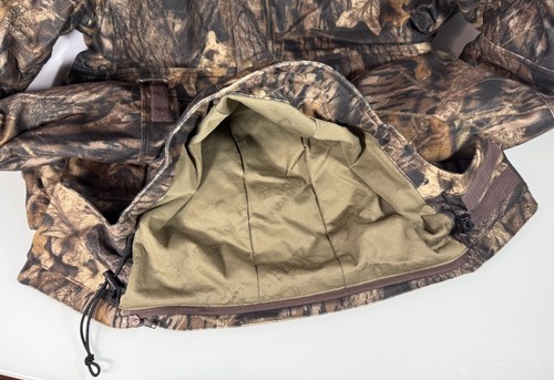 Cabelas Dry Plus Mens XL Woodland Camo Hunting Jacket Heavyweight Coat Scent Lok - Picture 22 of 22