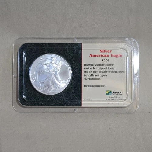 2001 1 oz Silver American Eagle (Brilliant Uncirculated)