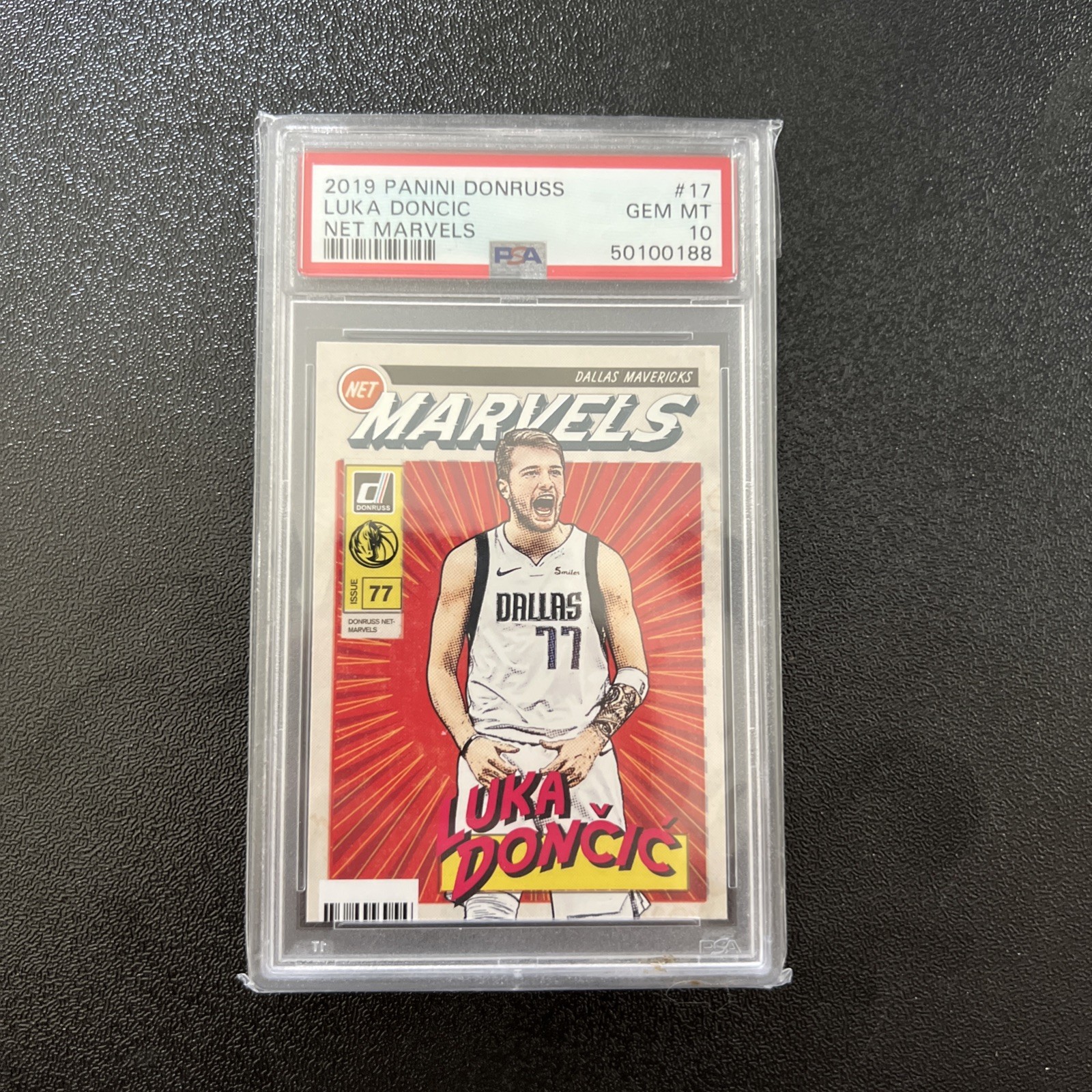 2019-29 Panini Donruss Luka Doncic Net Marvels #17 PSA 10 GEM MINT Mavericks