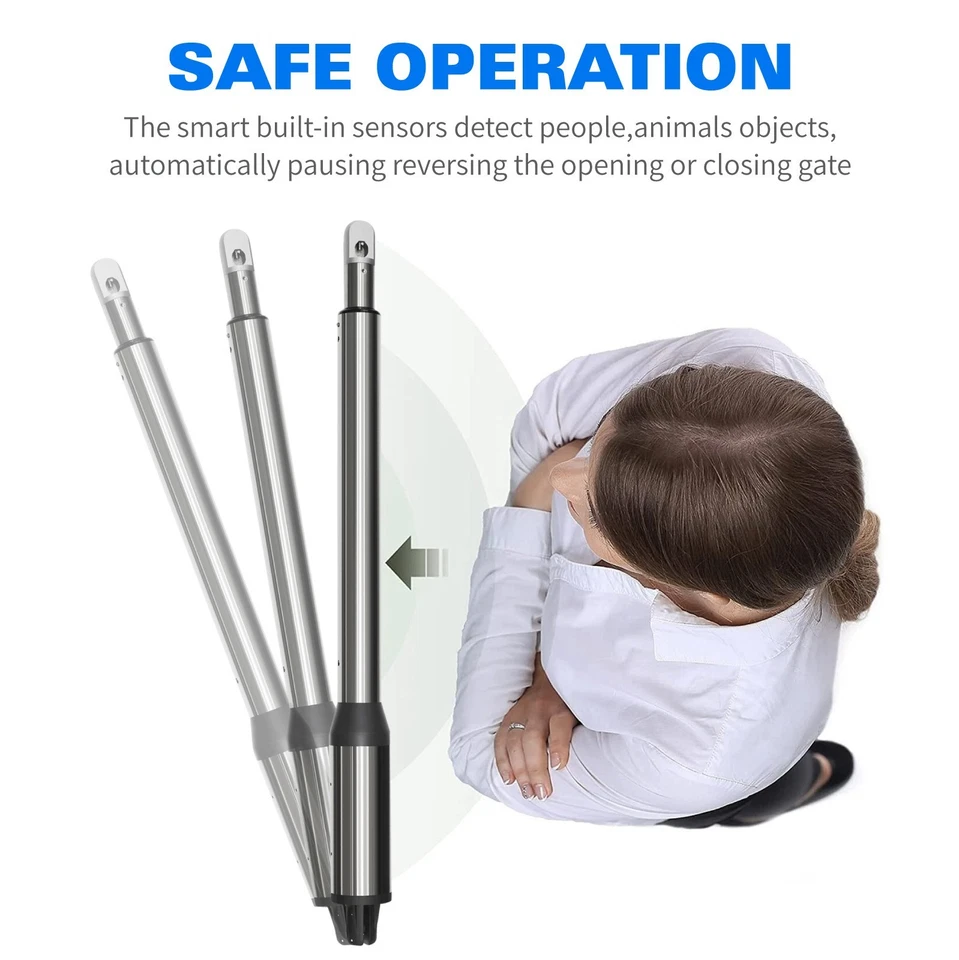 High Quality Automatic Swing Gate Opener Kit, WIFI 500KG Inward/Outward Opening - image 3 of 4