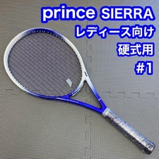 Prince Sierra Blue/White Tennis Racket for Women, Lightweight Design