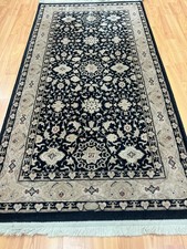 2'7" x 5' Karastan Tab riz Design Oriental Rug - Full Pile - Made in USA