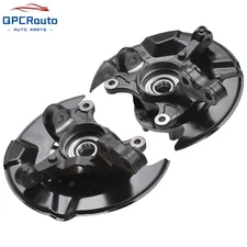 Front Steering Knuckles Wheel Hub Bearings for 2009 - 2013 Toyota Corolla Matrix