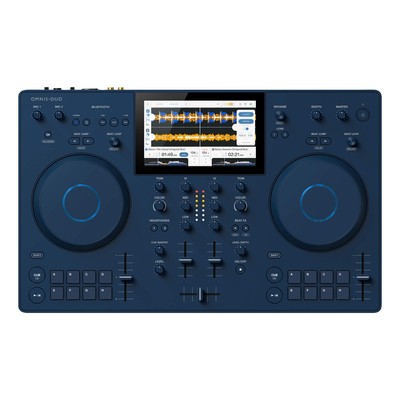 Alpha Theta OMNIS-DUO Portable Battery Powered Bluetooth DJ Controller