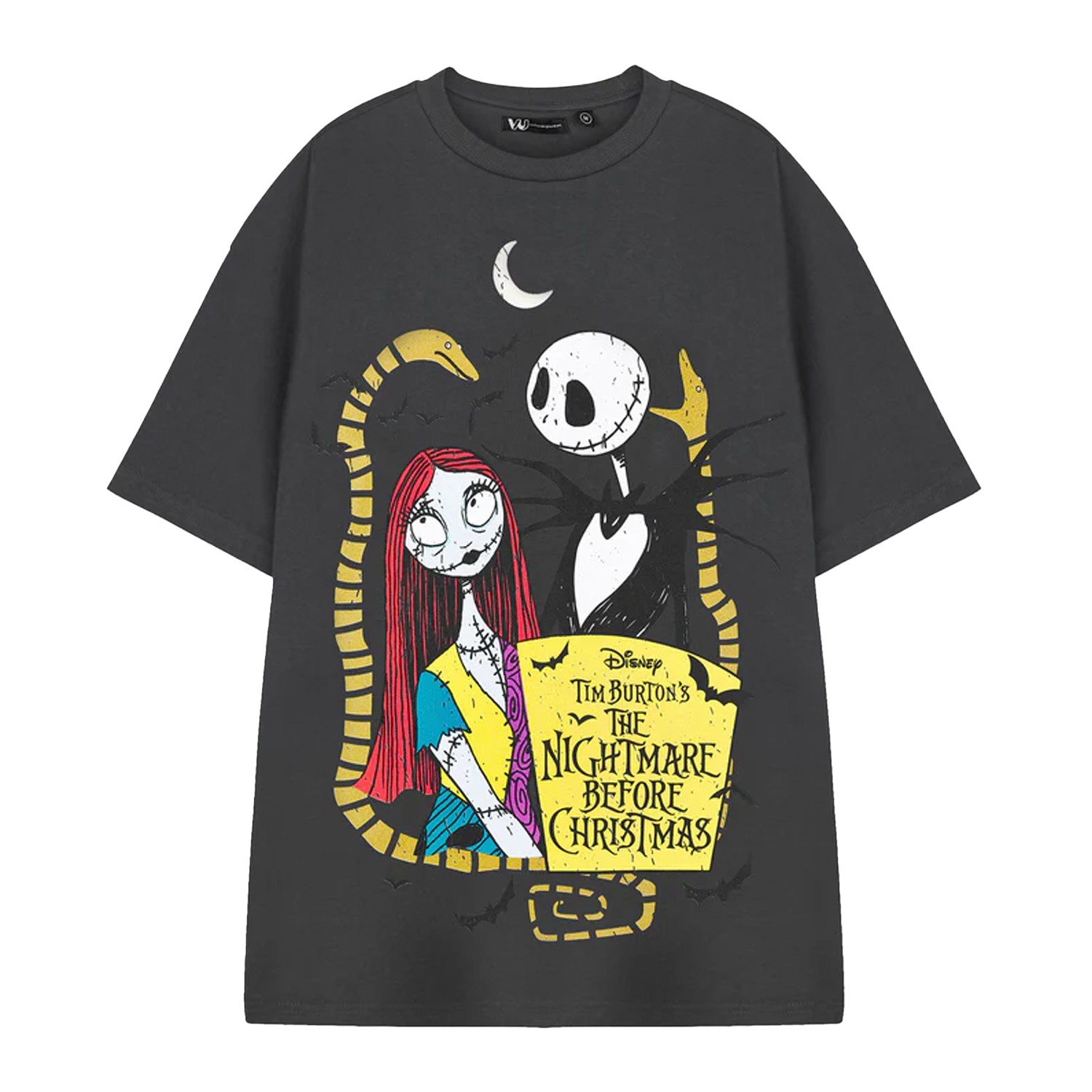 The Nightmare Before Christmas Camiseta de Jack y Sally para Adultos (NS9545)