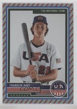 2023 Panini USA Baseball Stars & Stripes Stripes Prizm Chandler Hart #28 6k2