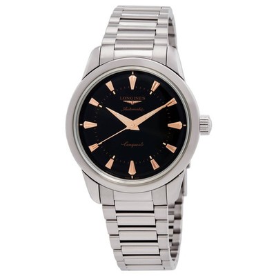 Longines Conquest Heritage Automatic Black Dial Men's Watch L16494526