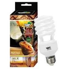 10.0 26W Desert UVA UVB Reptile Light Bulb Compact Fluorescent Lamp