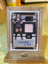2024 Panini Three Count WWE Memorabilia Auto Wendy Choo #MA-WCH BLUE 36/99