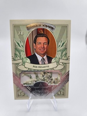 Ron Desantis 2020 Decision Series 2 Silver Foil Shredded Money Relic MO66