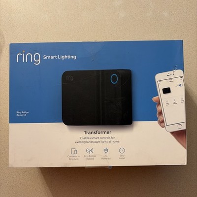 Ring Smart Lighting - Low Voltage Lighting Transformer  Black Bridge Required