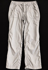 The North Face Women's Gray Nylon Hiking Pants Size US 6 Regular Fit