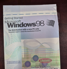 Microsoft Windows 98 English OS New Sealed