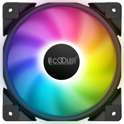 Pccooler 3in1 120mm Halo Gehäuselüfter in FRGB - Ventilator - 12 cm - 1000 RPM -