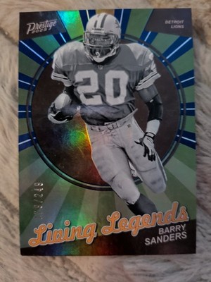 2023 Panini Prestige - Living Legends Barry Sanders #LL-4 Xtra Points Blue /249