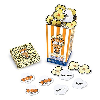 Learning Resources Pop Games - Pop for Sight Words 2 Popspiel Popcorn Sight