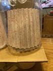 NEW Set of 2 Pink Speckled Mini Ceramic Table Lamps with Printed Pleated Shades — photo 5