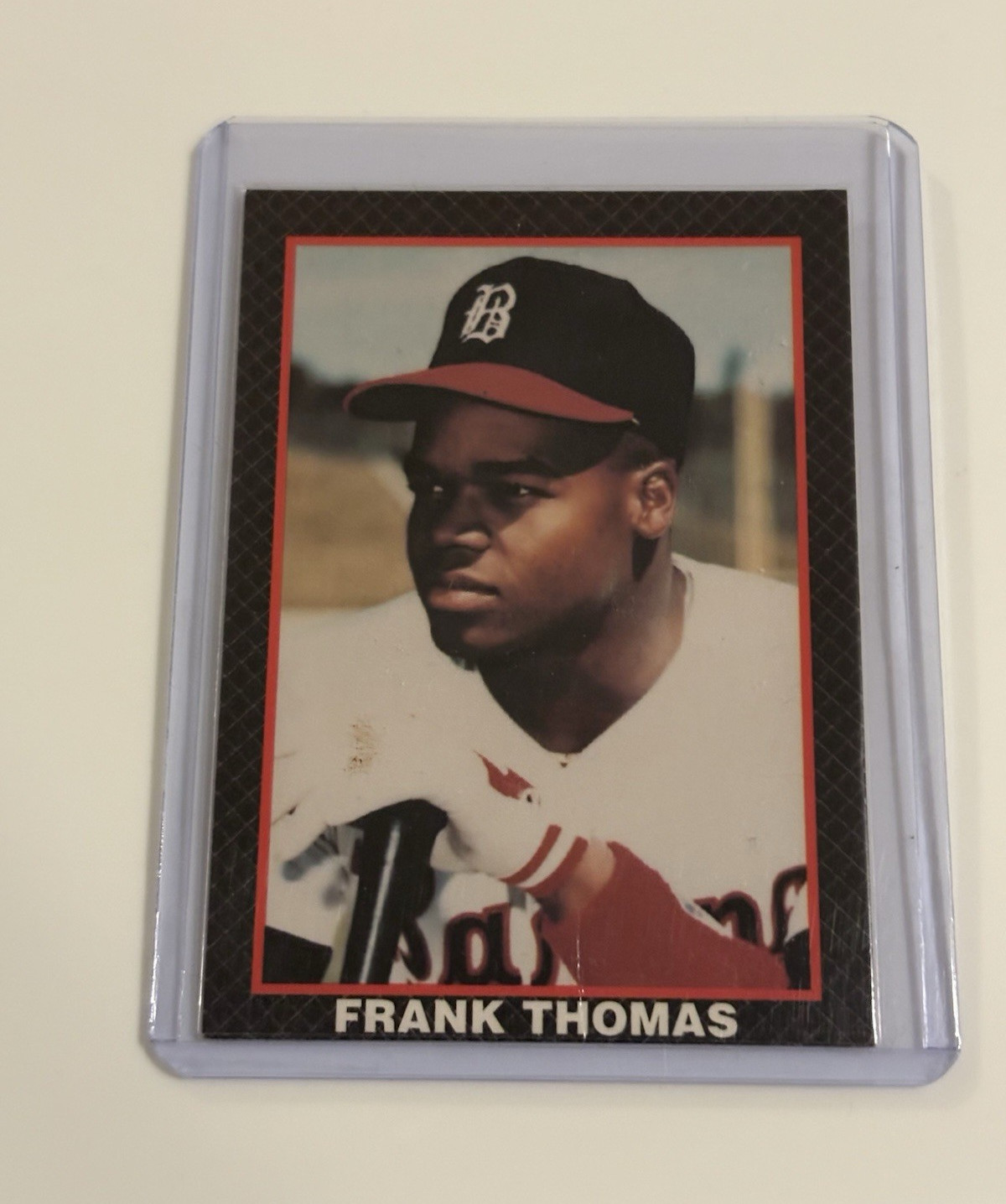 Topps 1990 Frank Thomas Chicago White Sox #1B Rookie Baseball Trading Card
