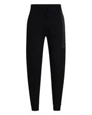 Image of HUGO BOSS Mens Black Authentic Fleece Joggers Medium BNWOT Ref C1750