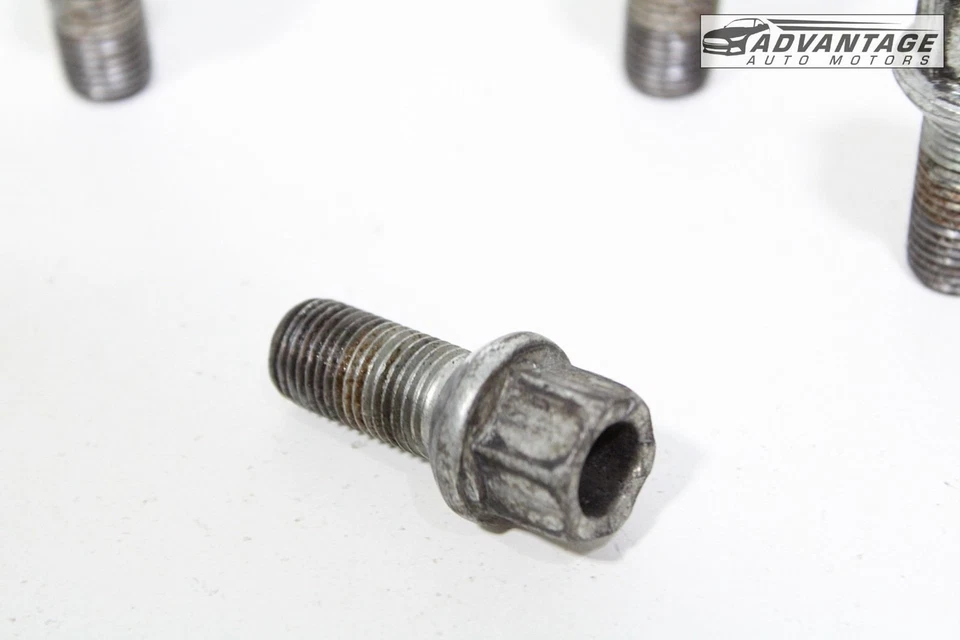 VOLKSWAGEN TIGUAN 2012-2024 RUEDA IZQUIERDA O DERECHA TUERCA PERNO JUEGO DE 5 OEM Foto 2 de 4