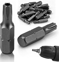 "Torx Bit T20 10 StüCk S2 Stahl 25Mm 1/4\" Sechskant-Antrieb Bitset"