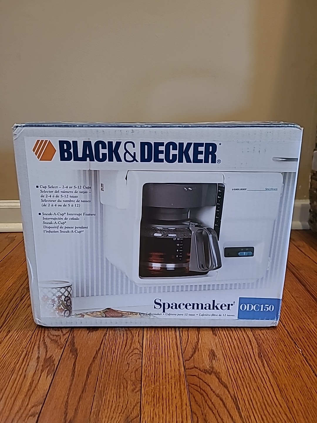Optima 12 Cup Drip Coffeemaker Under Cabinet Open Box