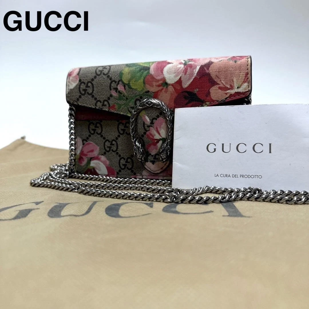 Sac à bandoulière F79 Gucci Dionysus Gg Supreme chaîne florale luxe sac à main créateur