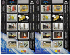 Venezuela: 2009; Scott 1691, doublesheet of 10, set Satellite, MNH, EBV1163