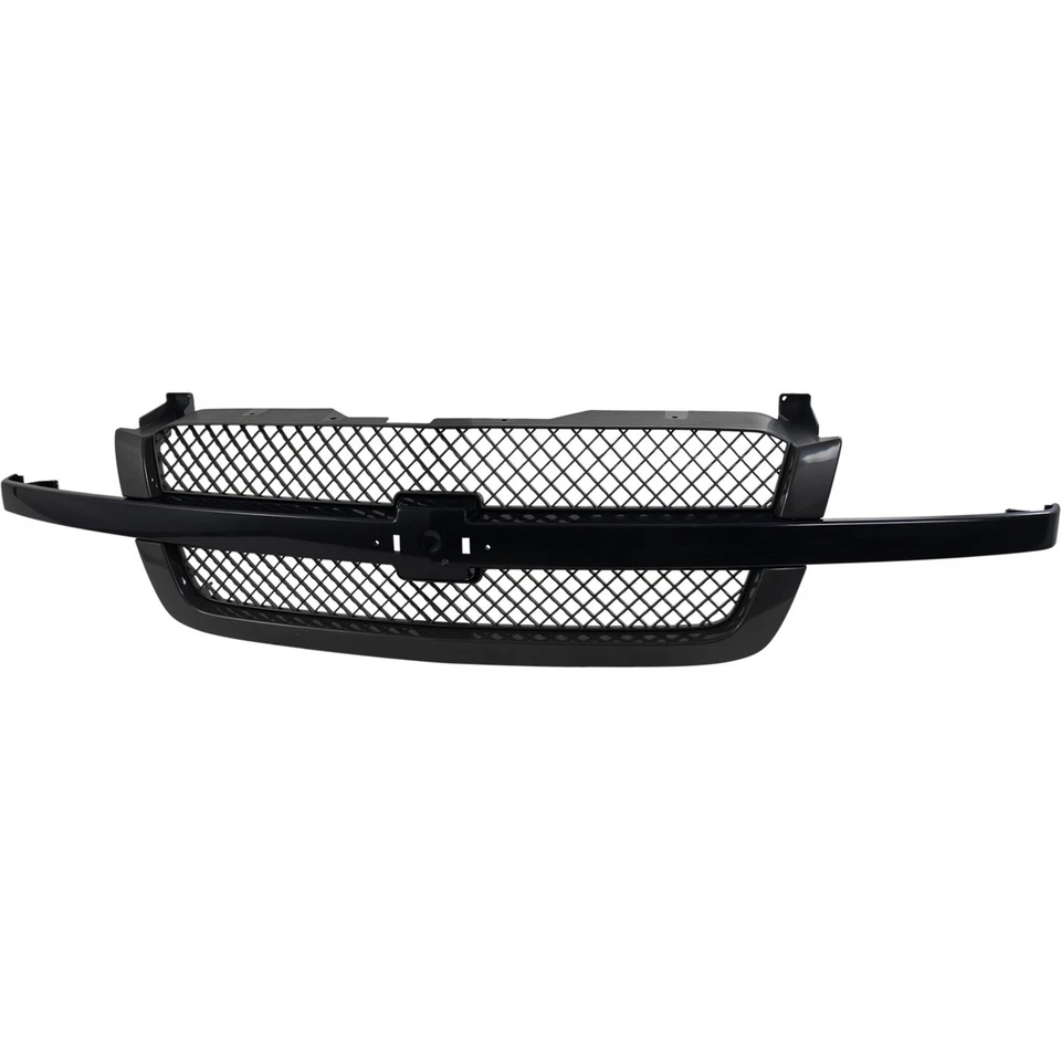 Grille Grill for Chevy 19168630 Chevrolet Silverado 1500 Classic Truck 03-06 - Image 3 of 4
