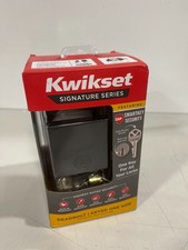 Kwikset Downtown Matte Black Zinc Single Cylinder Smart Key Deadbolt