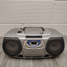 Philips CD Radio Cassette Recorder Player - Silver - AZ1025/00