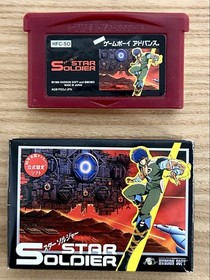Star Soldier Famicom Mini W/Box Game Boy Advance GBA Retro Good Used Game Japan