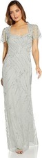 Adrianna Papell Beaded Evening Gown MOB/MOG dress 10