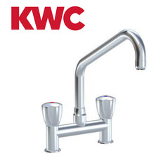 KWC K.24.42.K1.000C34 Mélangeur À Deux Poignées Avec Bec Pivotant Incomplet