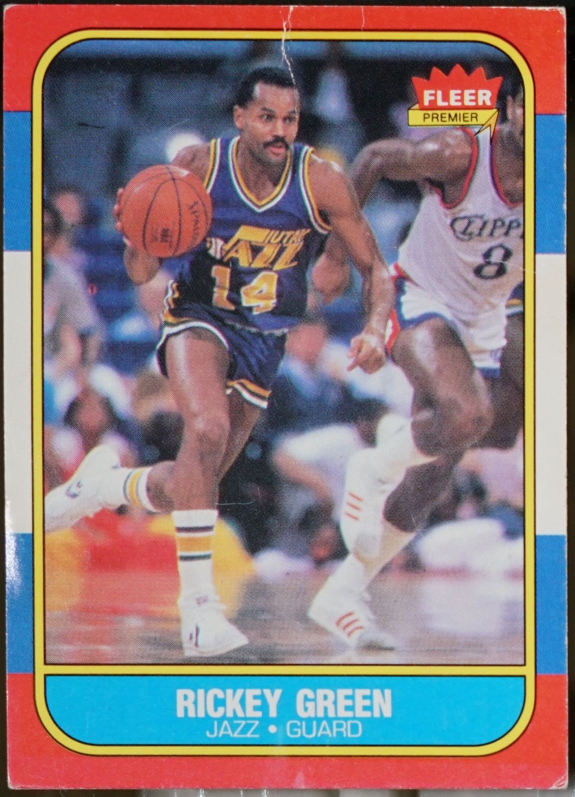 1986-87 Fleer Basketball Rickey Green #39 PR