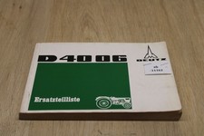 Deutz D4006 Ersatzteilliste Z1003-1  xb11162