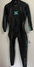 XTERRA Vortex Women s Full Wetsuit XL Black Aqua Triathlon Repairable Underarms