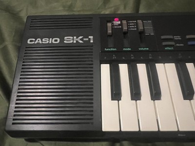 Casio SK-1 Portable LoFi Sampling Keyboard 1980's Restored and