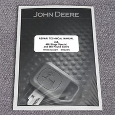 John Deere 468/468 Ensilado 568 Rotoempacadora Servicio Reparación Manual Técnico TM1035