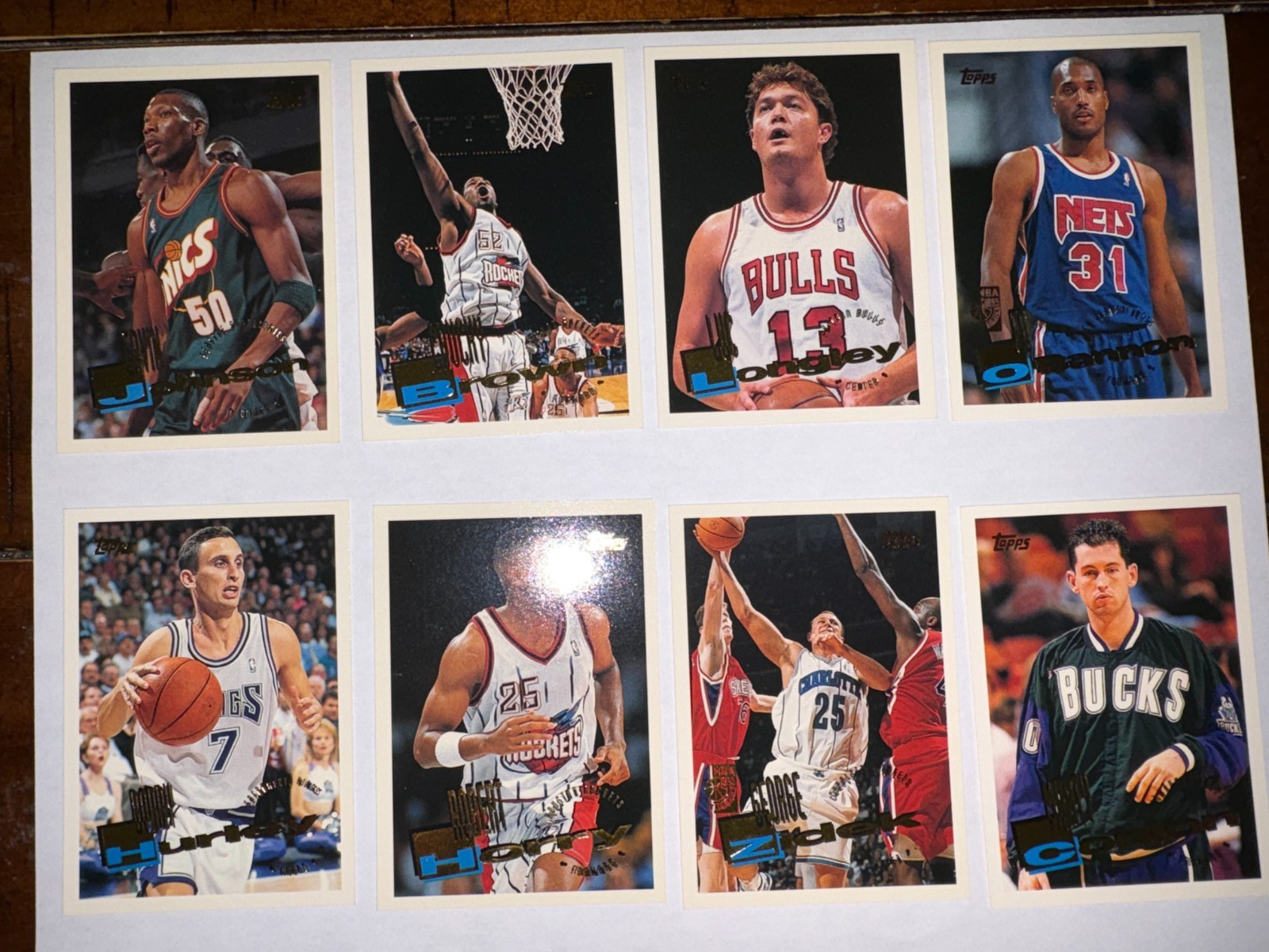 1995-96 TOPPS BASKETBALL CARDS YOU CHOOSE 184-291 NBA CARD FREE SHIPPING