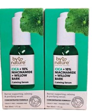 By Nature From New Zealand CICA 10 Niacinamide Willow Bark Calming Serum 2pcs