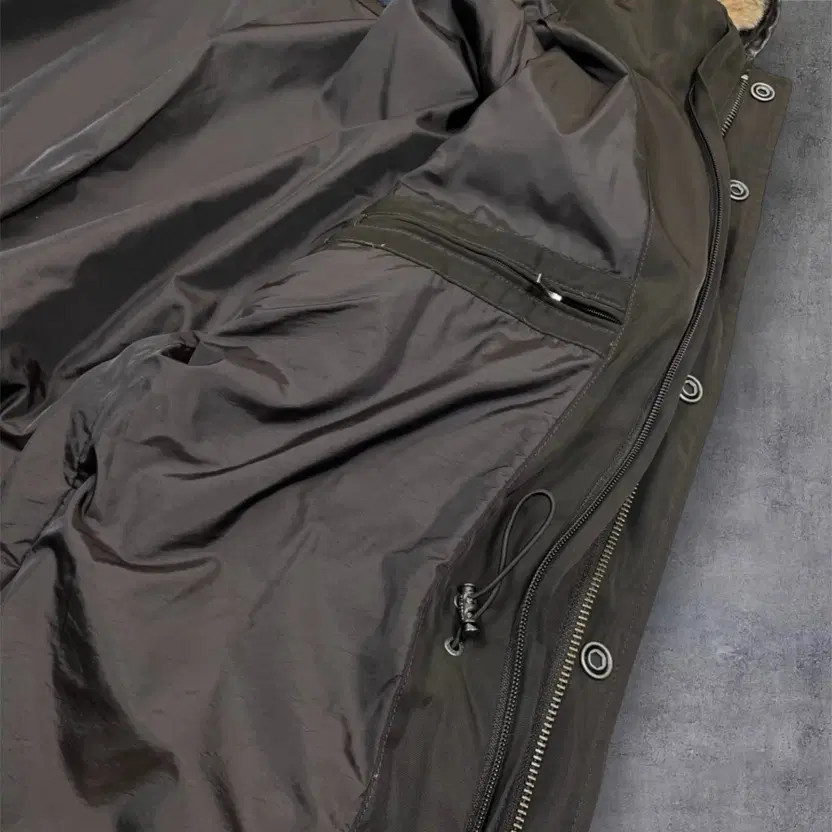 Lacoste Deep Brown Fur Hoodie Field Jacket 95 thumbnail 10