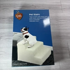 Dog Stairs for Small Dogs Cats 3-Step Non Slip Pet Steps Couch Sofa Car Washable