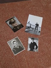 Vintage Military Photos Lot Of 4 1940-50's Black  White