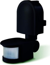 PIR Motion Sensor LED Outdoor Light - 180° Tilt and Swivel, Weatherproof Black